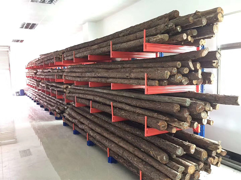 Single Sided Cantilever Racks For  Wood Steel Storage