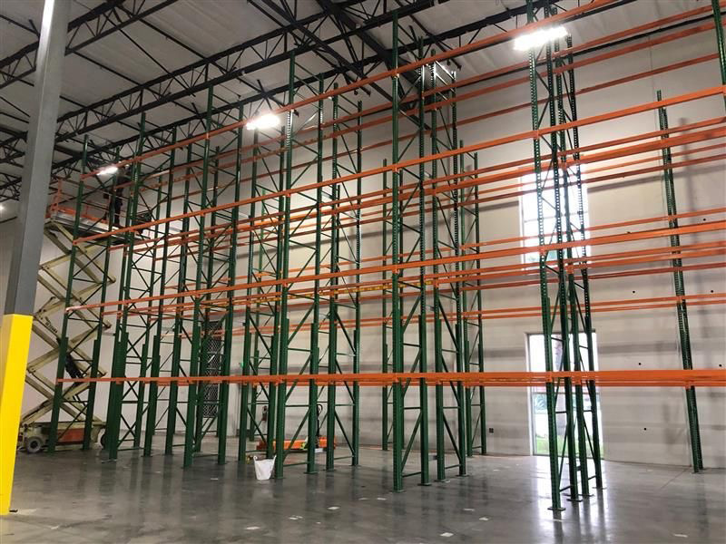 Customized Green Orange Heavy Duty Shelves For Warehouse Storage ...