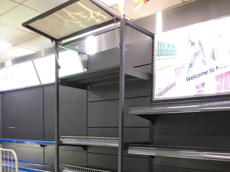 Foldable Top Gondola Shelving For Covinence Store