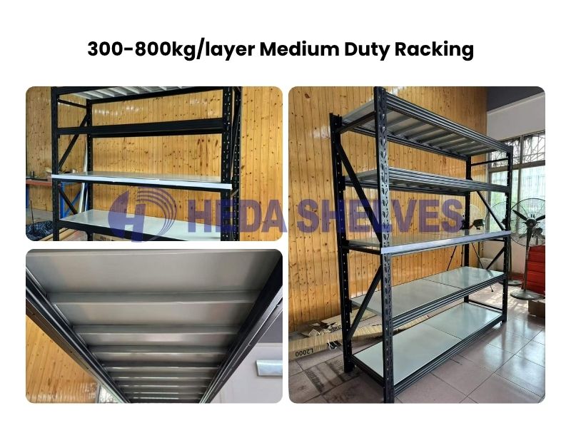 300-800kg medium duty shelving