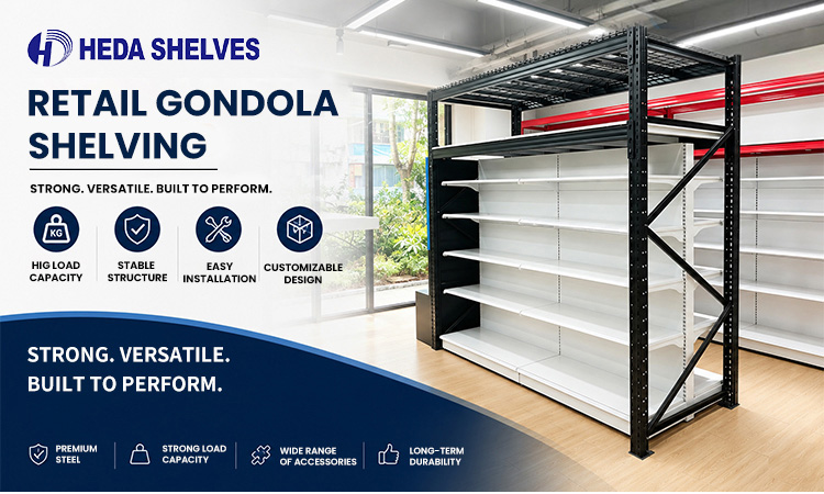 Retail Gondola Shelves System Retail Gondola Shelves System