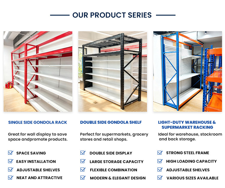 Type of warehouse supermarket shelves
