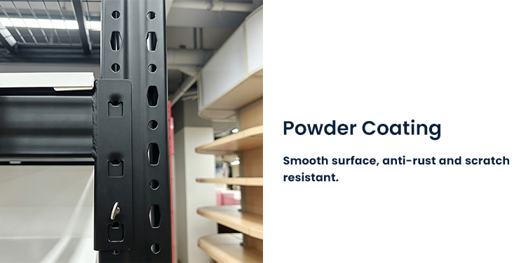 Black Gondola Shelves Feature
