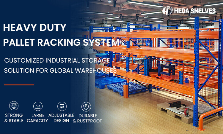 heavy duty racking system detail
