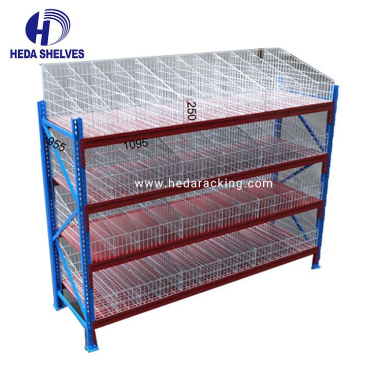 Customized Wire Mesh Warehouse Shelving Rack Supplier,Manufacturer