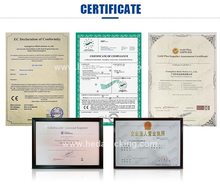 Heda certificate