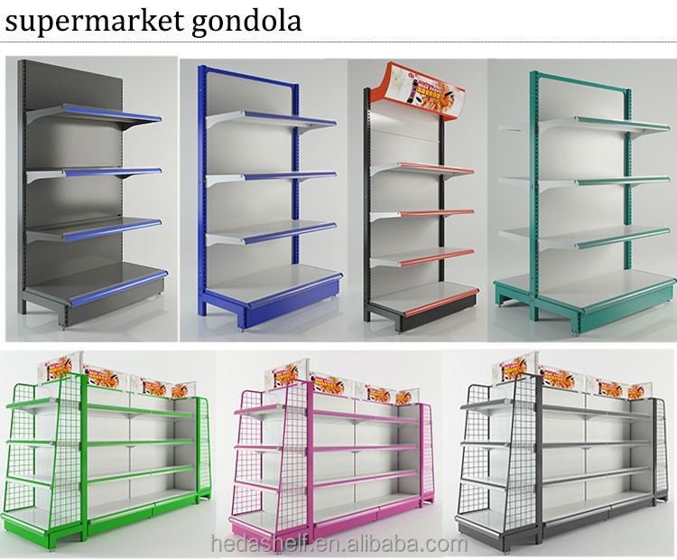 Gondola Supermarket Shelf